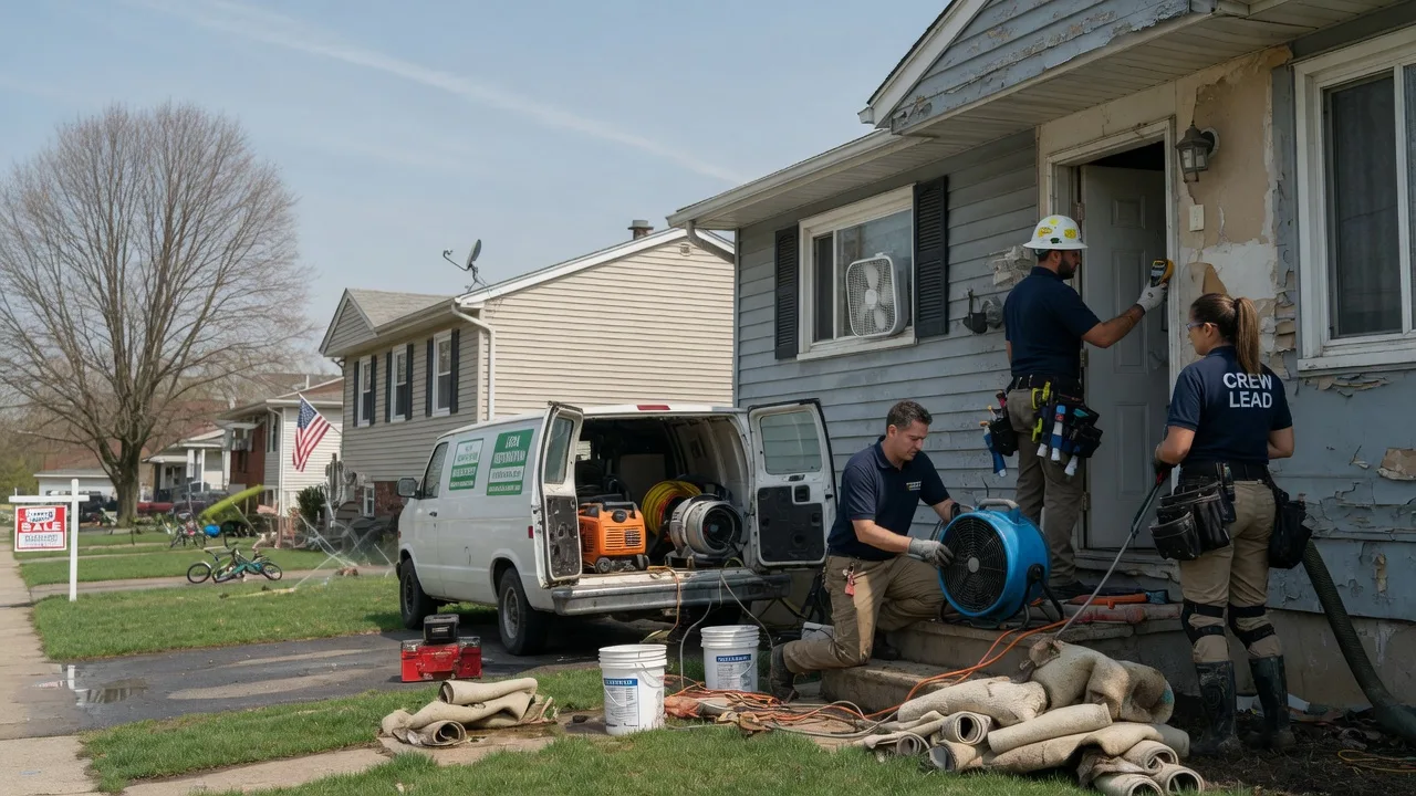 Flood Cleanup in Shortsville, NY near me