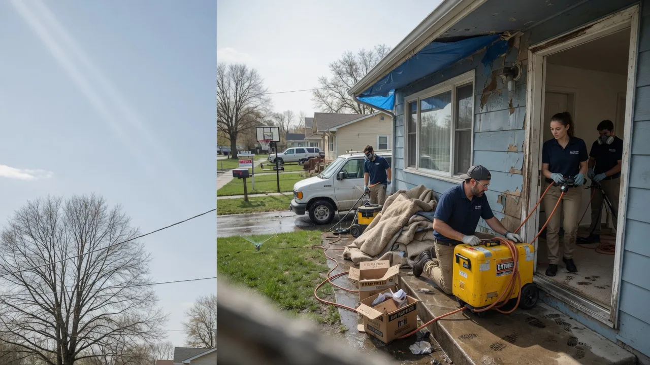 Basement Flood Cleanup in Shortsville, NY near me